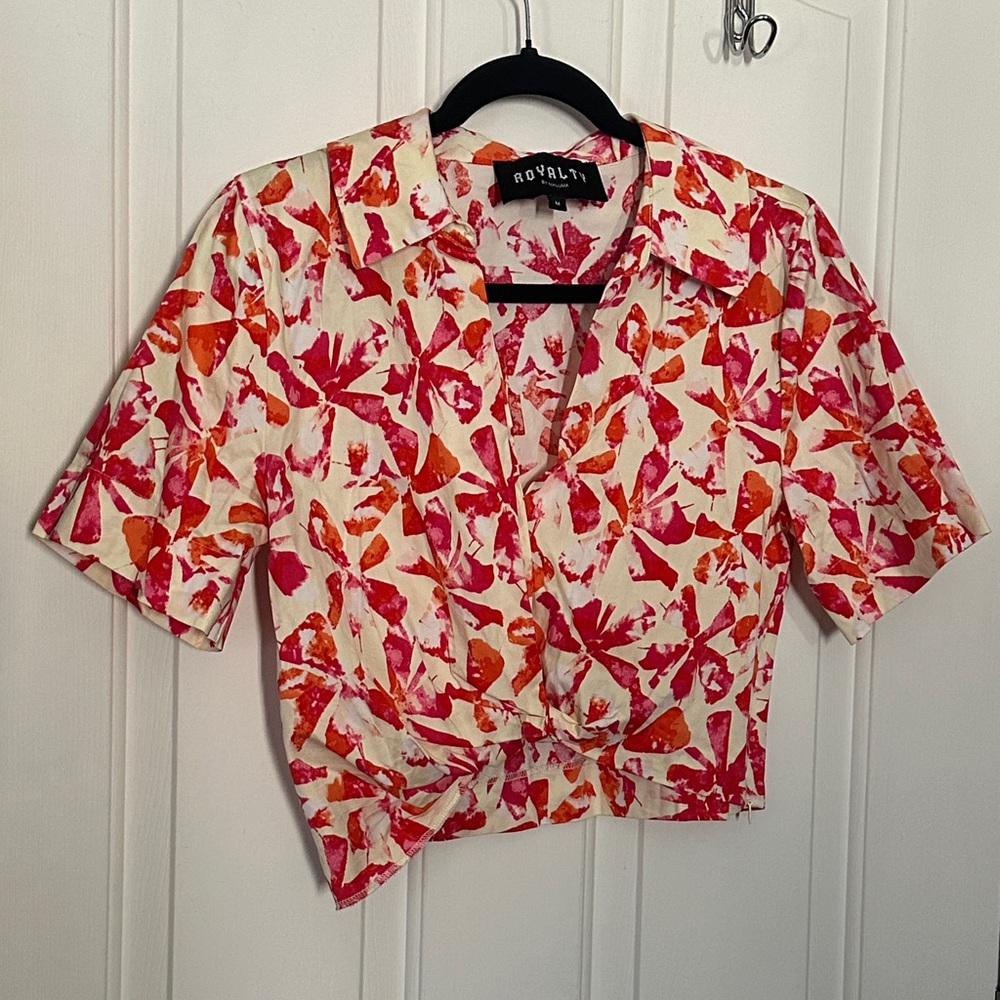 Royalty by Maluma Floral Crop Top
